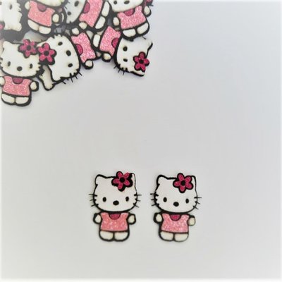 Патч для бантиков и заколок Хелло Китти (Hello Kitty) 2, 30шт. () 903 фото