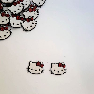 Патч декоративный для бантиков Хелло Китти (Hello Kitty) 1, 30 шт. () 899 фото